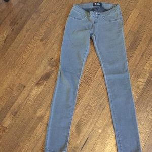 Low Rise Stretch Grey Denim Guess Jeans